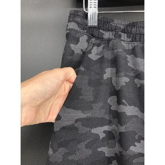Lululemon Men's Pace Breaker Lined 9" Short M Black Camo Running Athleisure Gym - Picture 3 of 10